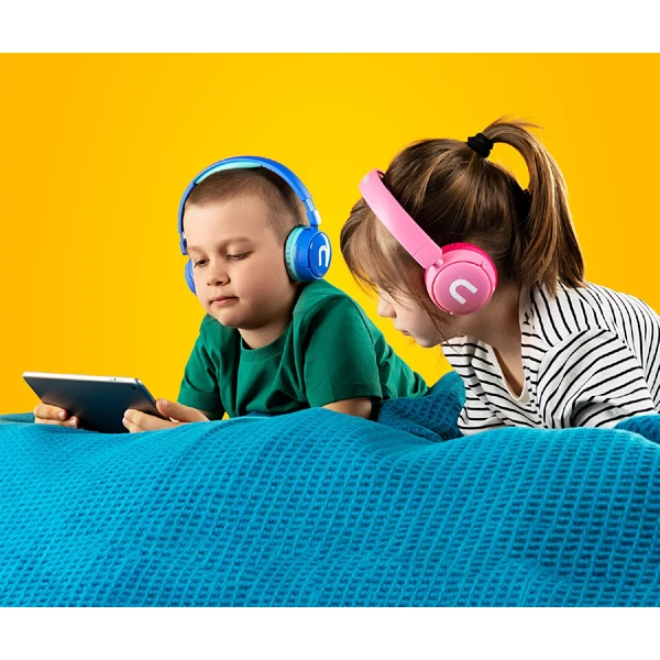 Niceboy HIVE Kiddie bezdrôtové slúchadlá detské ružové - Slúchadlá - Obrázok 58NP100501