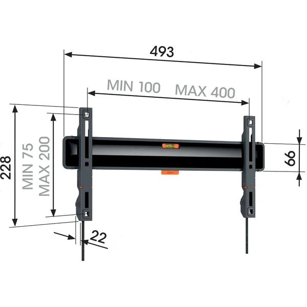 Vogel's fixný OLED TV držiak - Držiaky pre obrazovky - Obrázok 58PF000N01