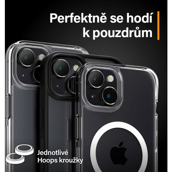 PanzerGlass HoOps ochranné krúžky Apple iPhone 15/15 Plus - Ochranné fólie a sklo - Obrázok 58TS100501