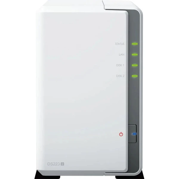 Synology DiskStation DS223j, 2-bay NAS, CPU QC Realtek RTD1619B, RAM 1GB, 2x USB 3.2, 1x GLAN - Servery NAS - Hlavný obrázok