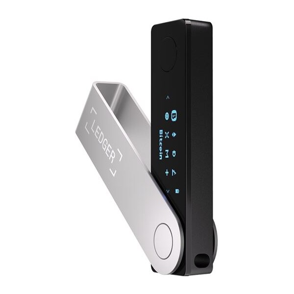 Ledger Nano X krypto peňaženka (iOS/Android/Windows/MacOS/Linux) čierna