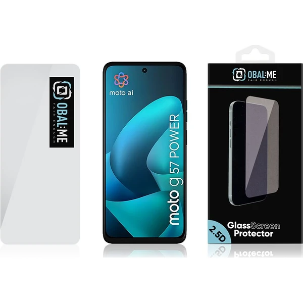 OBAL:ME 2.5D tvrdené sklo Motorola G57 Power číre - Ochranné fólie a sklo - Obrázok 58be3668fce24d789c029e21b45c1b01