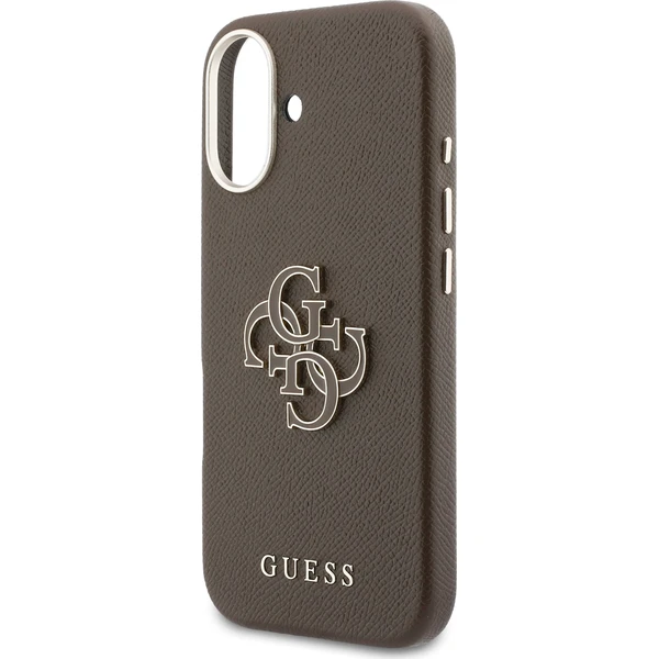 Guess PU Resin Logo kryt iPhone 17 hnedý - Puzdra - Obrázok 58e86069a2a04246825801fa15e2e3a1