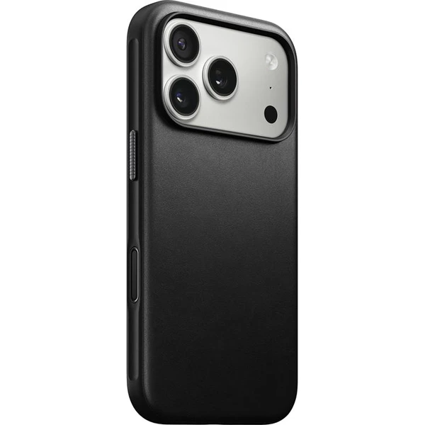 Nomad Modern Leather Case MagSafe kožený kryt iPhone 17 Pro Black - Puzdra - Hlavný obrázok
