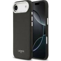 Lacoste PU Leather Champs Elysees MagSafe kryt iPhone Air čierny - Puzdra