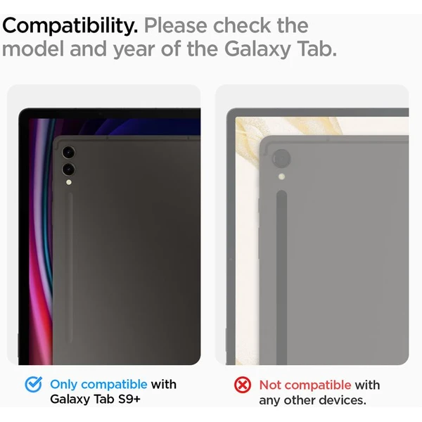 Spigen Tough Armor Pro krytý Samsung Galaxy Tab S10+/S9+ čierny - Puzdra - Obrázok 58f57814366441feb1d05c82da1c5a97