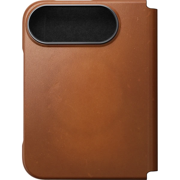Nomad Traditional Leather Folio (Horween) MagSafe kožené puzdro iPhone Duo sedlová hnedá - Puzdra - Obrázok 59006dcfe63944c88e337ee1c1ec1d28