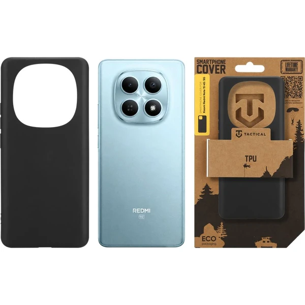 Taktický TPU kryt Xiaomi Redmi Note 15 4G/5G čierny - Puzdra - Obrázok 5922dc1744404eaf986d771fabec57b4