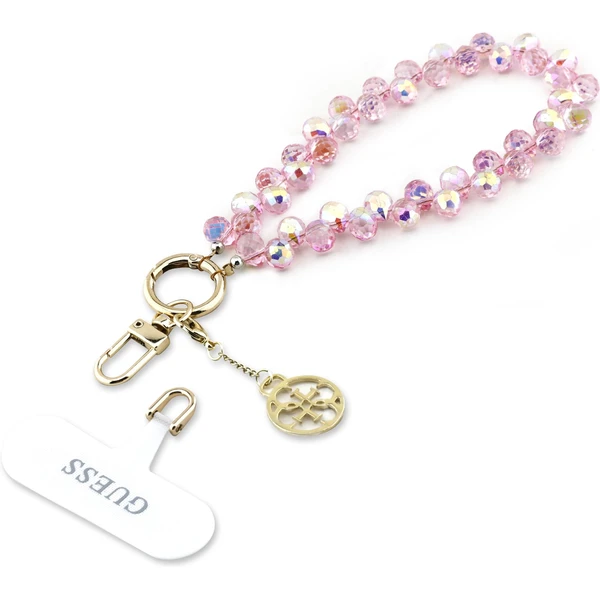 Guess univerzálny popruh na ruku Crystals 4G Charm ružový - Popruhy a crossbody - Obrázok 592e1a583437411a9ccf423a7bc141c2