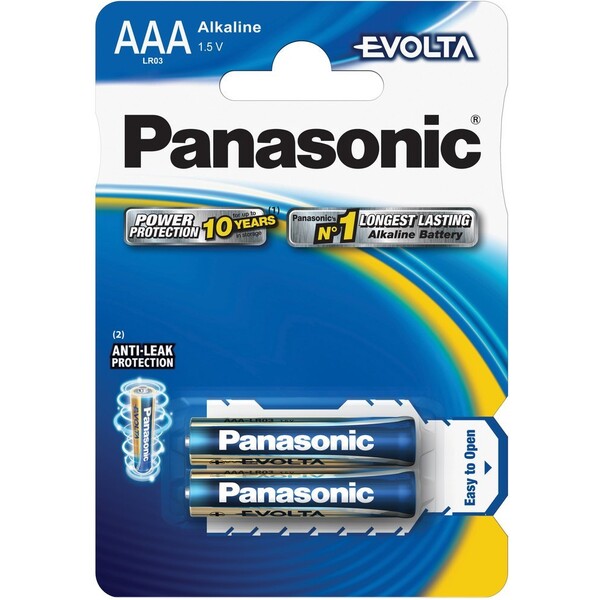 Panasonic EVOLTA Platinum AAA alkalická batéria (2ks)