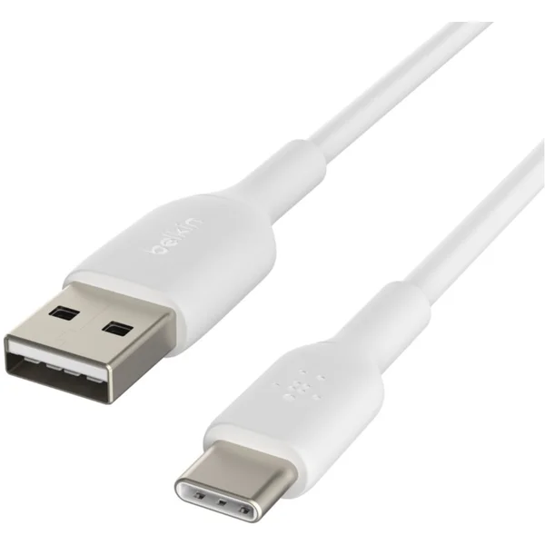 Belkin BOOST Charge USB-C/USB-A kábel, 1m, biely - Káble - Obrázok 5949400301