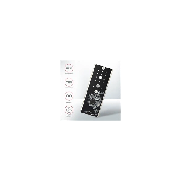 AXAGON externý box pre M.2 NVMe SSD kovový USB-C 3.2 - Externé boxy - Obrázok 5960700301
