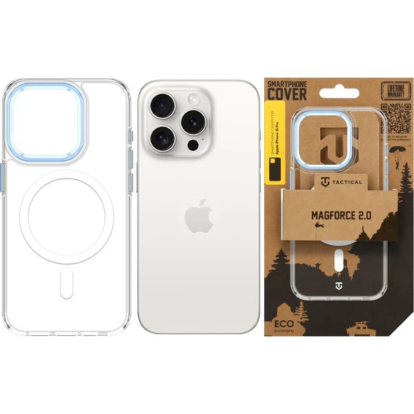 Tactical MagForce 2.0 Kryt pre Apple iPhone 15 Pro Blue - Puzdra - Obrázok 59725ab2f12b4a21b40fe50060c0a50e