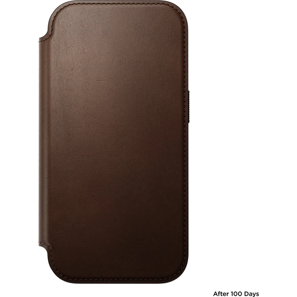 Nomad Modern Leather Folio MagSafe kožené puzdro iPhone 18 Pro Brown - Puzdra - Obrázok 5972f242615241a0ae4fe48dd2ded572