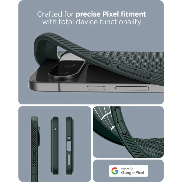 Spigen Liquid Air kryt Google Pixel 9 Pro/Pixel 9 zelený - Puzdra - Obrázok 598f373aa1c34db39b06ca870f205bae