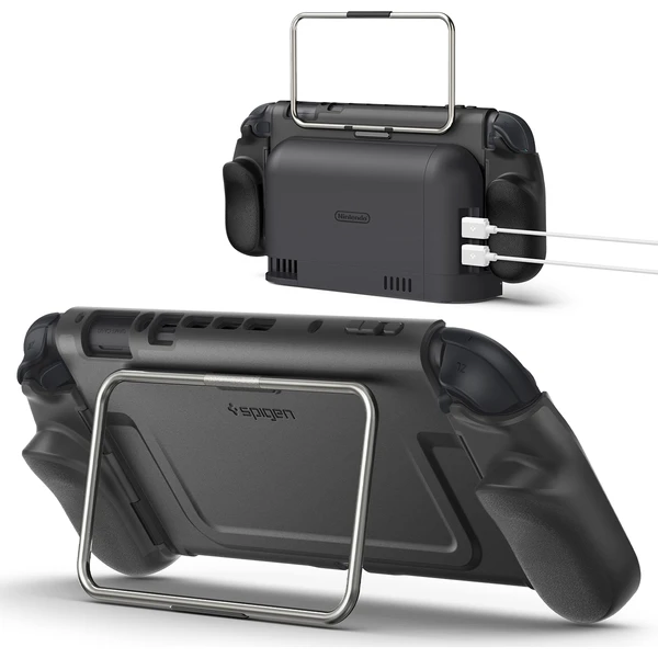 Spigen Dual Grip Pro puzdro Nintendo Switch 2 čierne - Puzdra - Hlavný obrázok