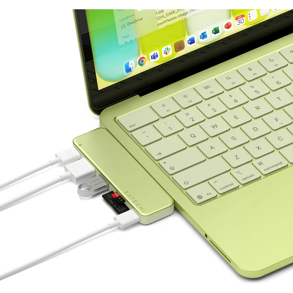 Satechi USB-C Snap Hub (1x HDMI 4K 60Hz, 1x USB-C až 5 Gbps, 1x USB-A 3.0 až 5 Gbps, 1xUSB-C P - USB huby - Obrázok 599f69cf6a8f46849a00f1ae6663b776