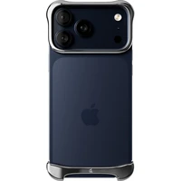 Arc Pulse hliníkový ochranný rám iPhone 17 Pro Max strieborný - Puzdra