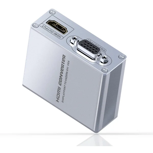 PremiumCord Mini DisplayPort -> HDMI/DVI-I/VGA redukcia strieborná - Káble a redukcie - Obrázok 59H0000401