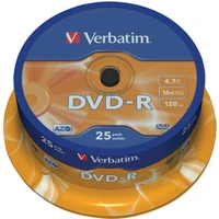 VERBATIM DVD-R(25 ks)Spindle/General Retail/16x/4.7GB - Optické disky