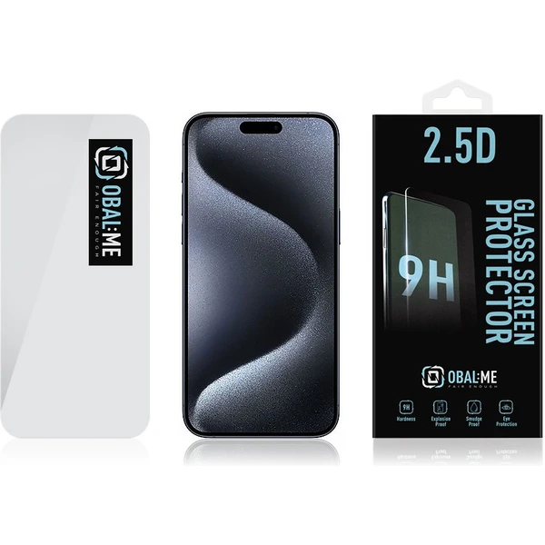 Obal:Me 2.5D Tvrdené sklo Apple iPhone 15 Pre číre - Ochranné fólie a sklo - Obrázok 59U0000K01