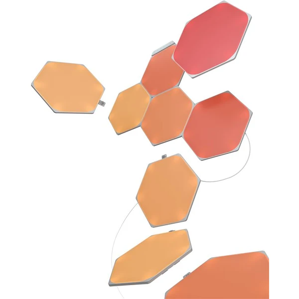 Nanoleaf Shapes Hexagóny Chytrá súprava modulárneho osvetlenia (9 panelov) - Inteligentné osvetlenie - Obrázok 59Z3600301