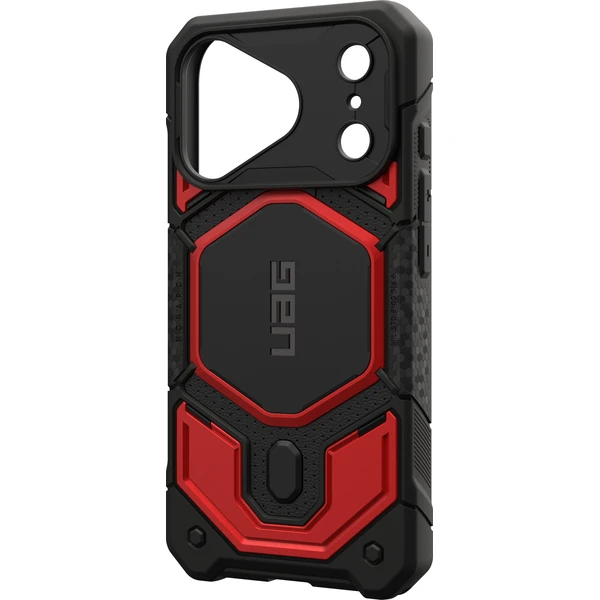 UAG Monarch Pro MagSafe kryt iPhone 18 Pro/17 Pro čierny/červený - Puzdra - Obrázok 59a1f92c1d1148e0b28c315fc34f6a7e