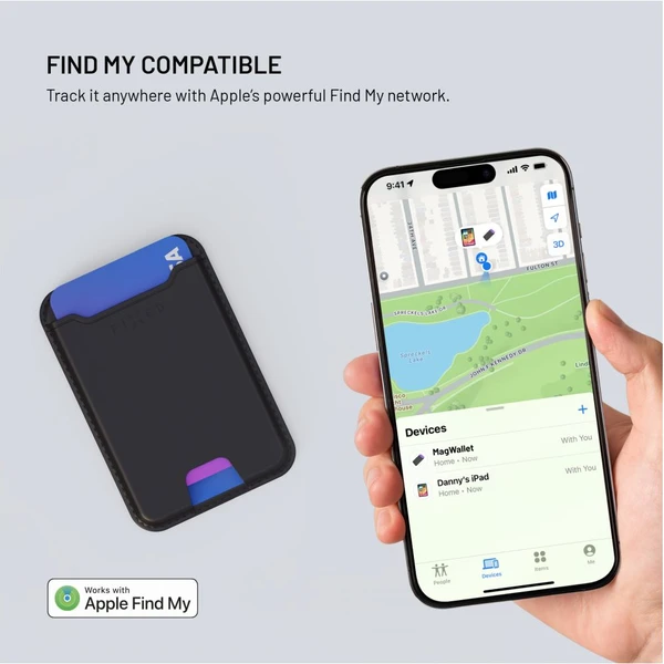 FIXED MagWallet MagSafe peňaženka s lokátorom a Find My, čierna - Peňaženky - Obrázok 59d4a70eeb7246039f94d4595a894073