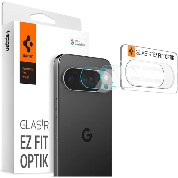 Spigen Glass tR EZ Fit Optik 2 Pack tvrdené sklo na fotoapará Google Pixel 10 Pro číre - Ochranné fólie a sklo - Hlavný obrázok