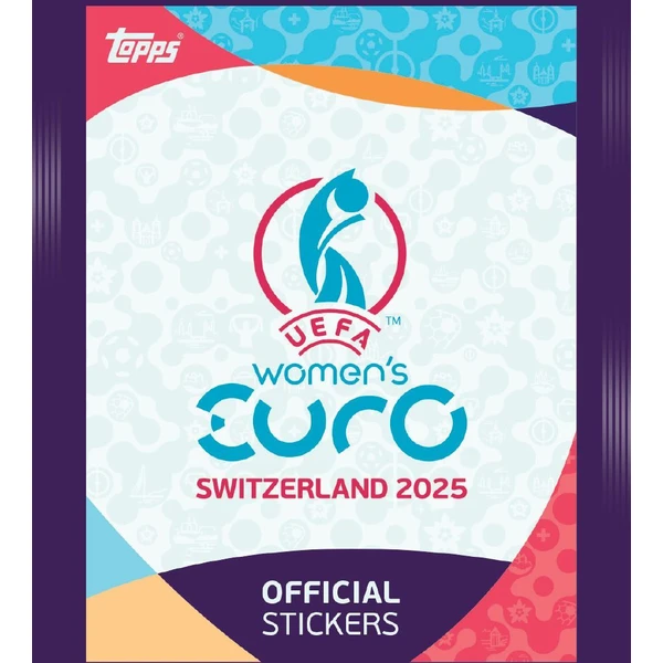 Topps futbalové samolepky UEFA EURO Women 2025 Sticker Packet - Zberateľské karty a nálepky - Hlavný obrázok