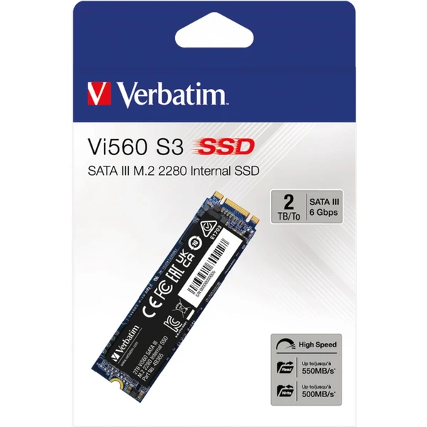 VERBATIM SSD Vi560 S3 M.2 2TB SATA III - SSD - Obrázok 5A63000O01