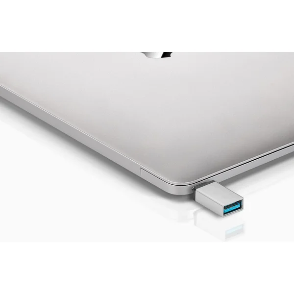 PremiumCord USB-C/USB-A redukcia strieborná - Káble a redukcie - Obrázok 5AH0000401