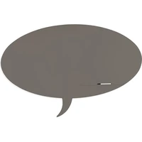 Rocada Skin Shape Talk 6440-7039 magnetická tabuľa kremenná šedá RAL 7039 - Magnetické tabule