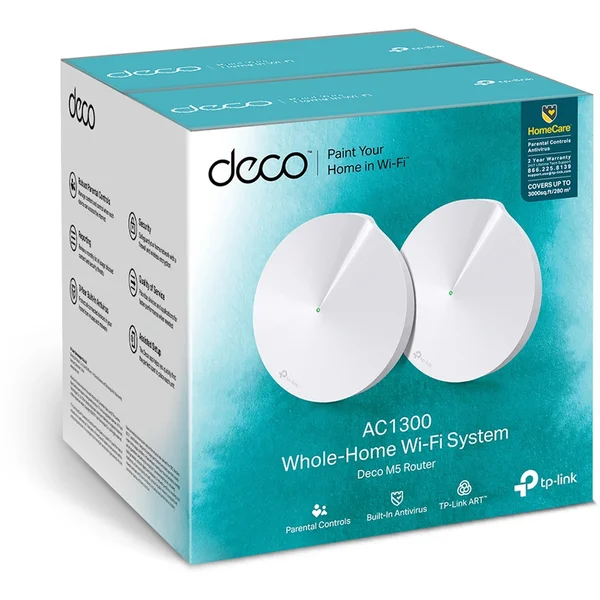 TP-Link Deco M5 mesh systém 2ks biely - Mesh systémy - Obrázok 5AZN600301