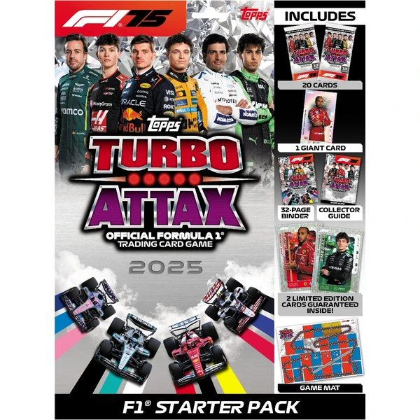 Topps Formula 1 2025 Turbo Attax - Starter Pack - Karty Formula 1 - Hlavný obrázok