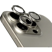 PanzerGlass HoOps ochranné krúžky Apple iPhone 16 Pro/16 Pro Max/15 Pro/15 Pro Max - prírodný titán - Ochranné fólie a sklo