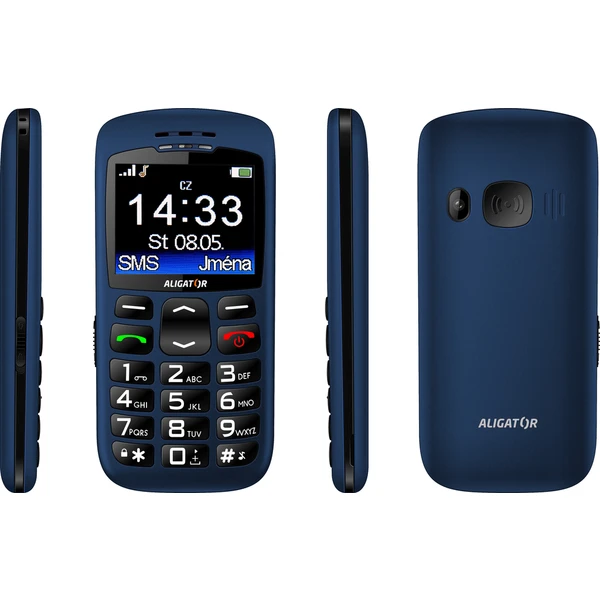 ALIGATOR A670 Senior modrý + stolná nabíjačka - Mobilné telefóny - Obrázok 5BPL600301