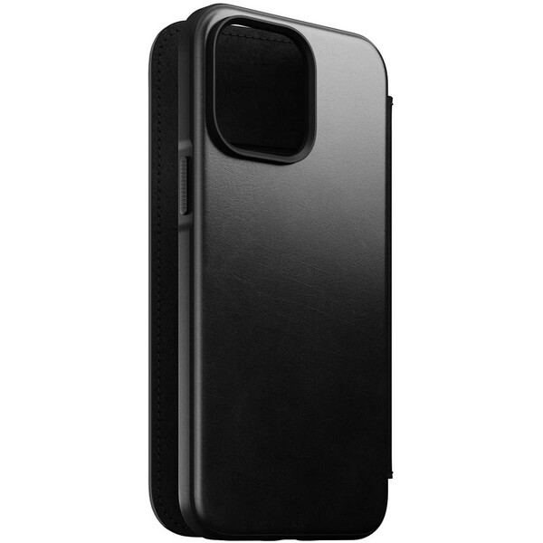 Nomad Leather MagSafe Folio iPhone 14 Pro Max čierny