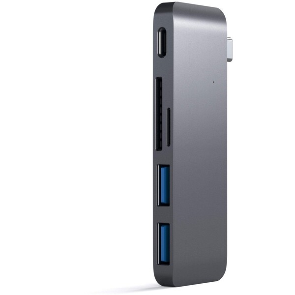 Satechi Passthrough USB hub MacBook 12