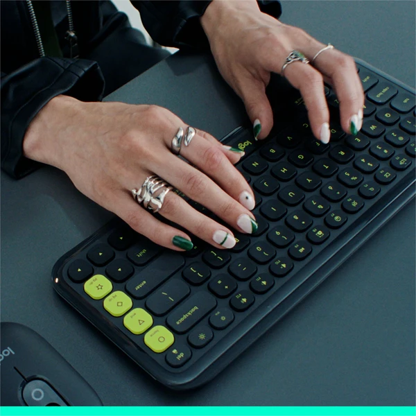 Logitech POP ICON KEYS (US) klávesnica ružová - Klávesnice - Obrázok 5CU8000O01