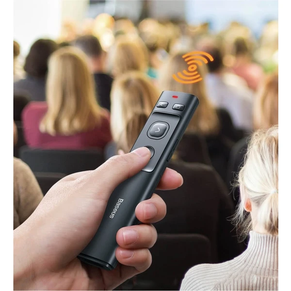 Baseus Orange Dot bezdrôtové ukazovátko šedé - Príslušenstvo pre konferencie - Obrázok 5CXL600301