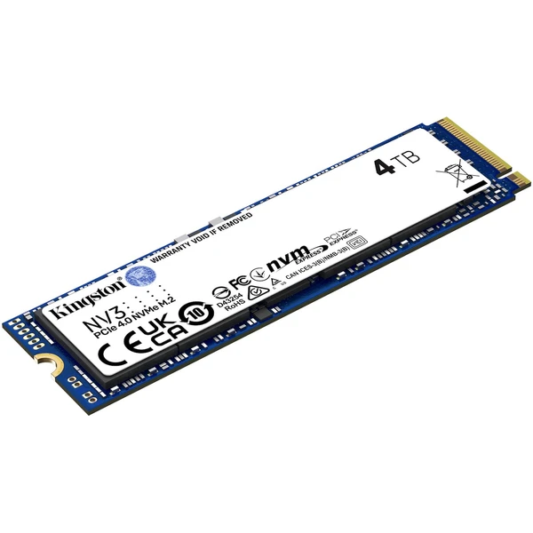 Kingston SSD NV3 4TB NVMe PCIe M.2 2280 (6000/5000MB/s) - SSD - Obrázok 5CZE000K01
