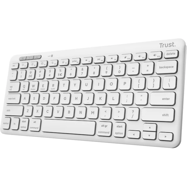 Trust Lyra Compact (US) biela - Klávesnice - Obrázok 5DJ9000O01