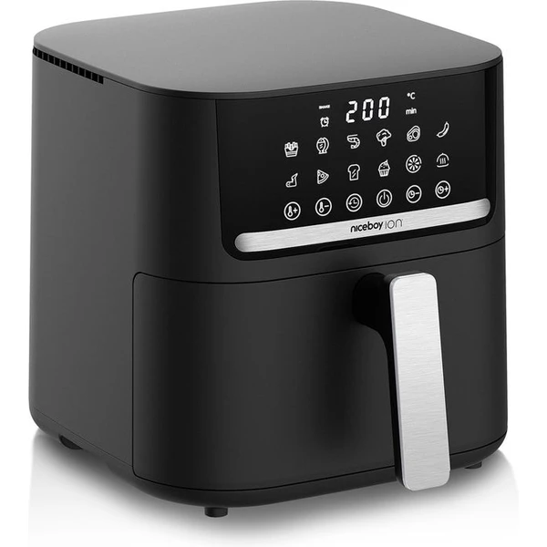 Niceboy ION AirFryer PRO teplovzdušná fritéza čierna - Fritézy - Obrázok 5DRI000K01