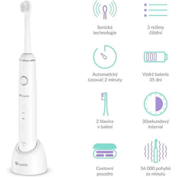 TrueLife SonicBrush Junior J100 - Zubné kefky - Obrázok 5DVH100501