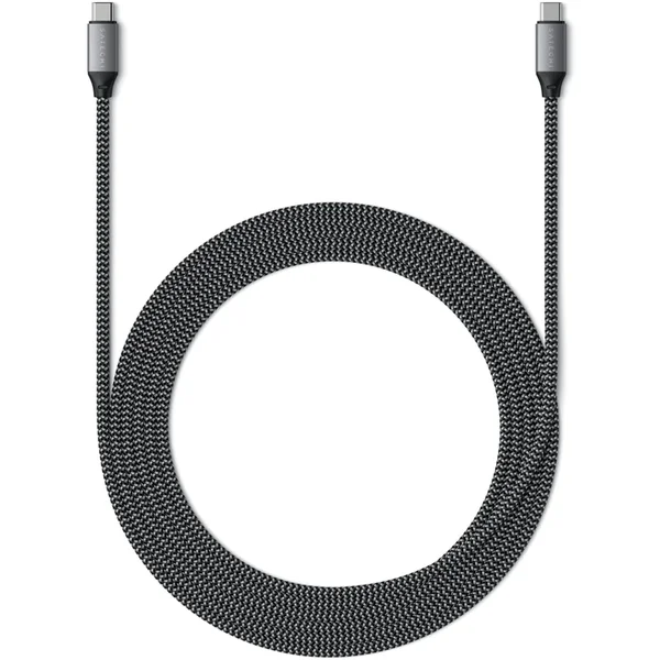 Satechi USB-C/USB-C napájací kábel 100W 2m vesmírne šedý - Káble a redukcie - Obrázok 5EK2700301