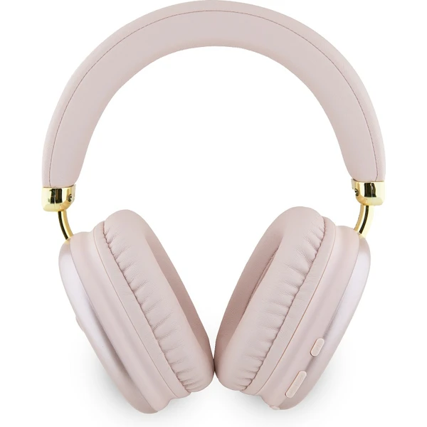 Guess PU Leather 4G Triangle Logo Bluetooth Stereo Headphone ružové - Slúchadlá - Obrázok 5ER2000N01