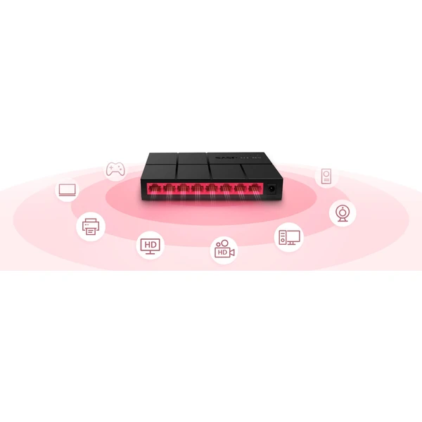 Mercusys MS108G Switch - Switche - Obrázok 5ER7300401