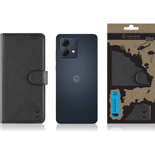 Tactical Field Notes púzdro Motorola G84 5G čierne - Puzdra - Obrázok 5EU0000K01