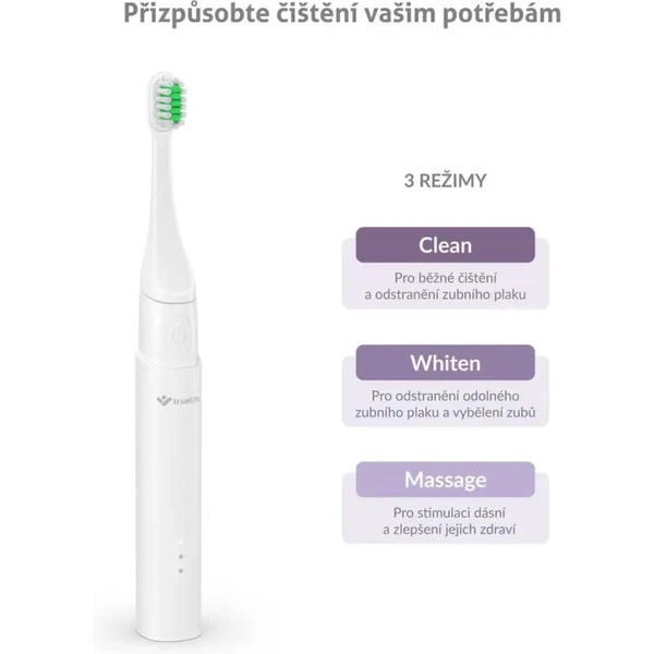 TrueLife SonicBrush T100 - Zubné kefky - Obrázok 5EVH100501